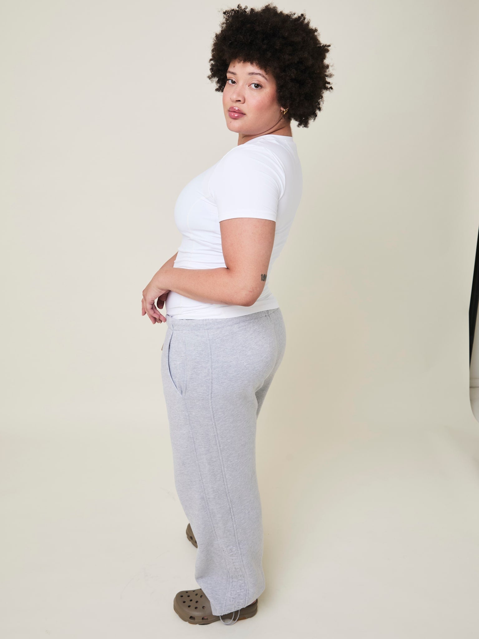 Ally Basic T-shirt - Crystal White