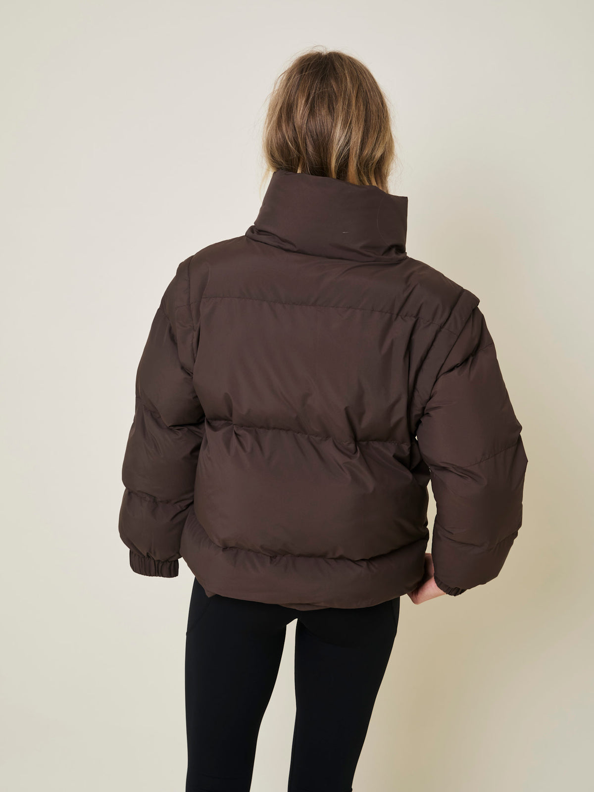 Alpine 2-in-1 Puffer Jacket and Vest - Arabica