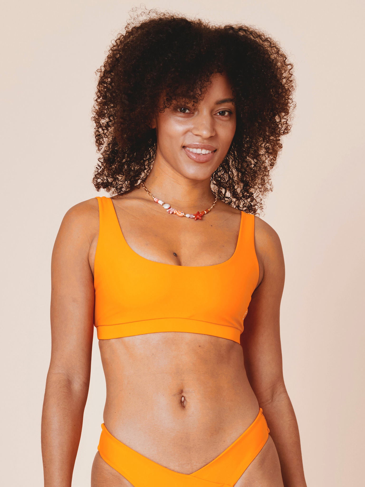 Agung sporty bikini top - Flame