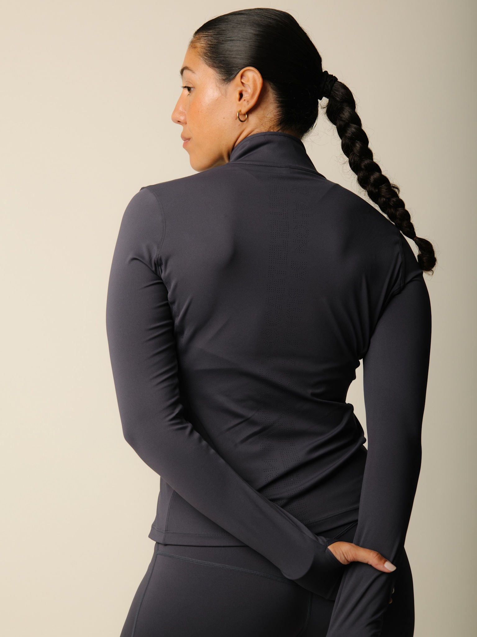Cartel x Align by Blume contour zip jacket - Charcoal
