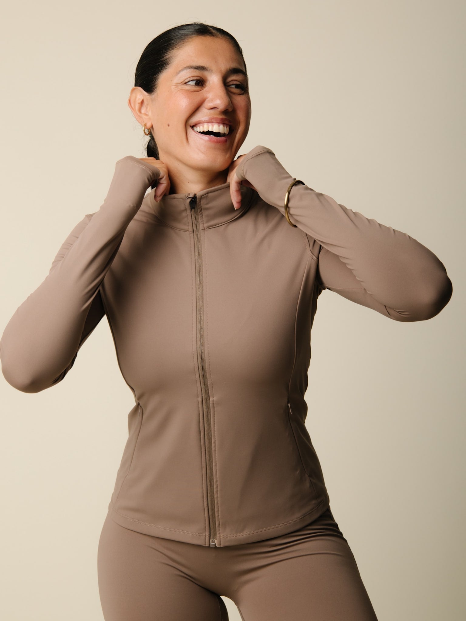 Cartel x Align by Blume contour zip jacket - Hazel