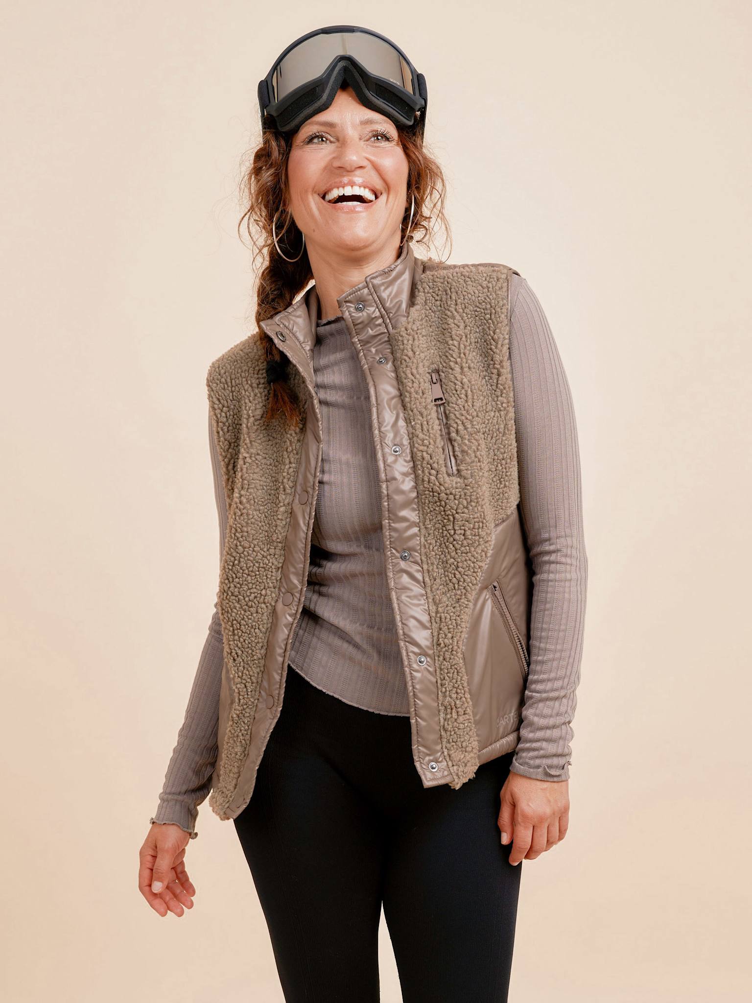 Glacier Fleece Vest - Hazel