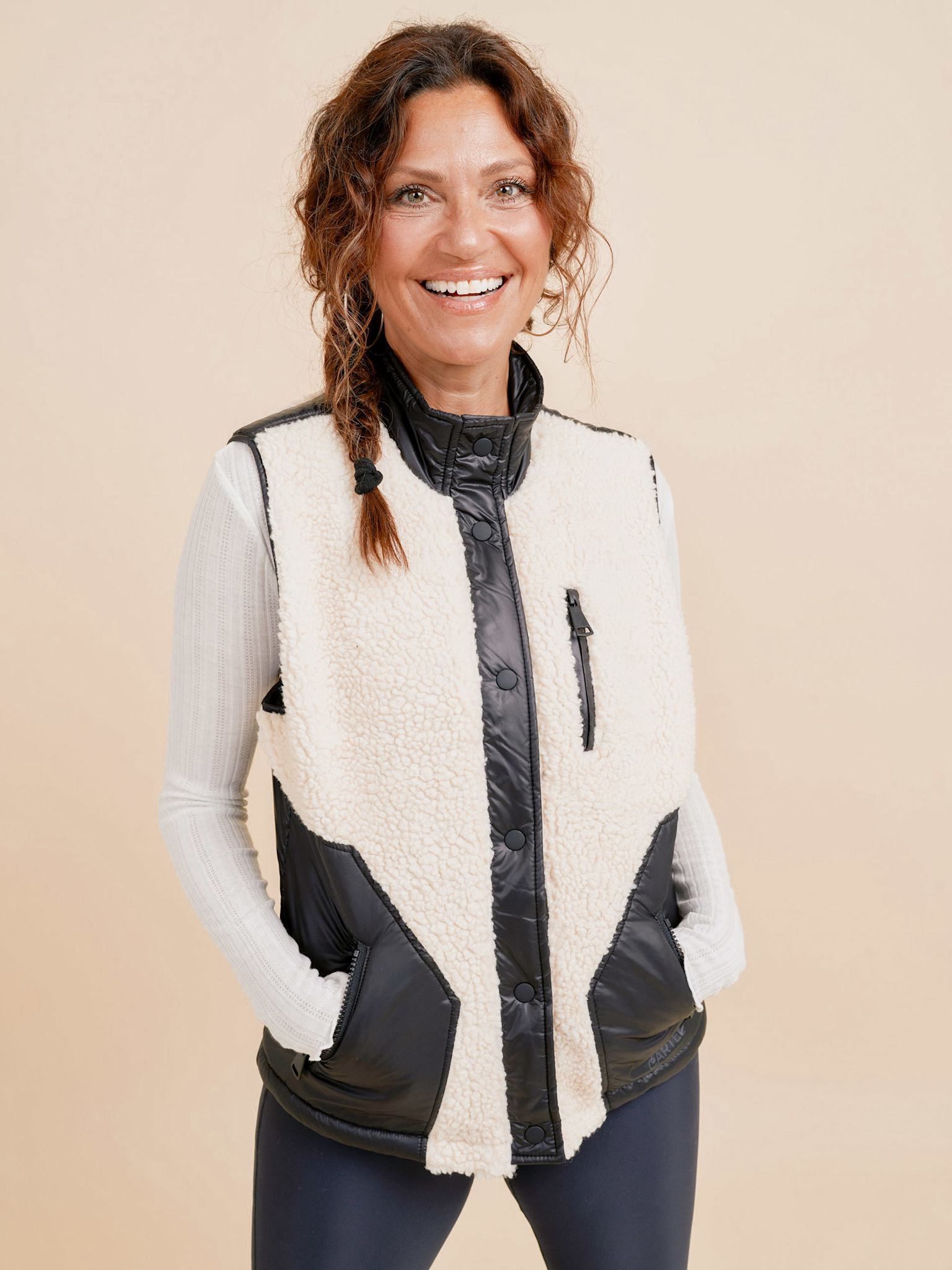 Glacier Fleece Vest - Nero