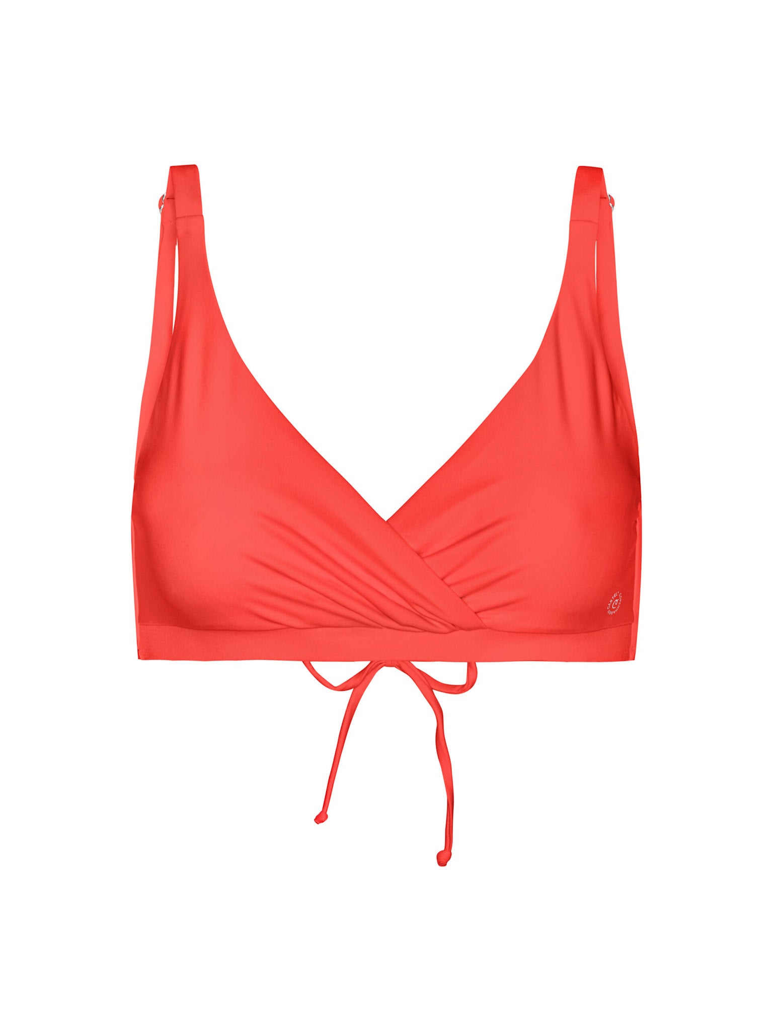 Istana draped bikini top - Heat