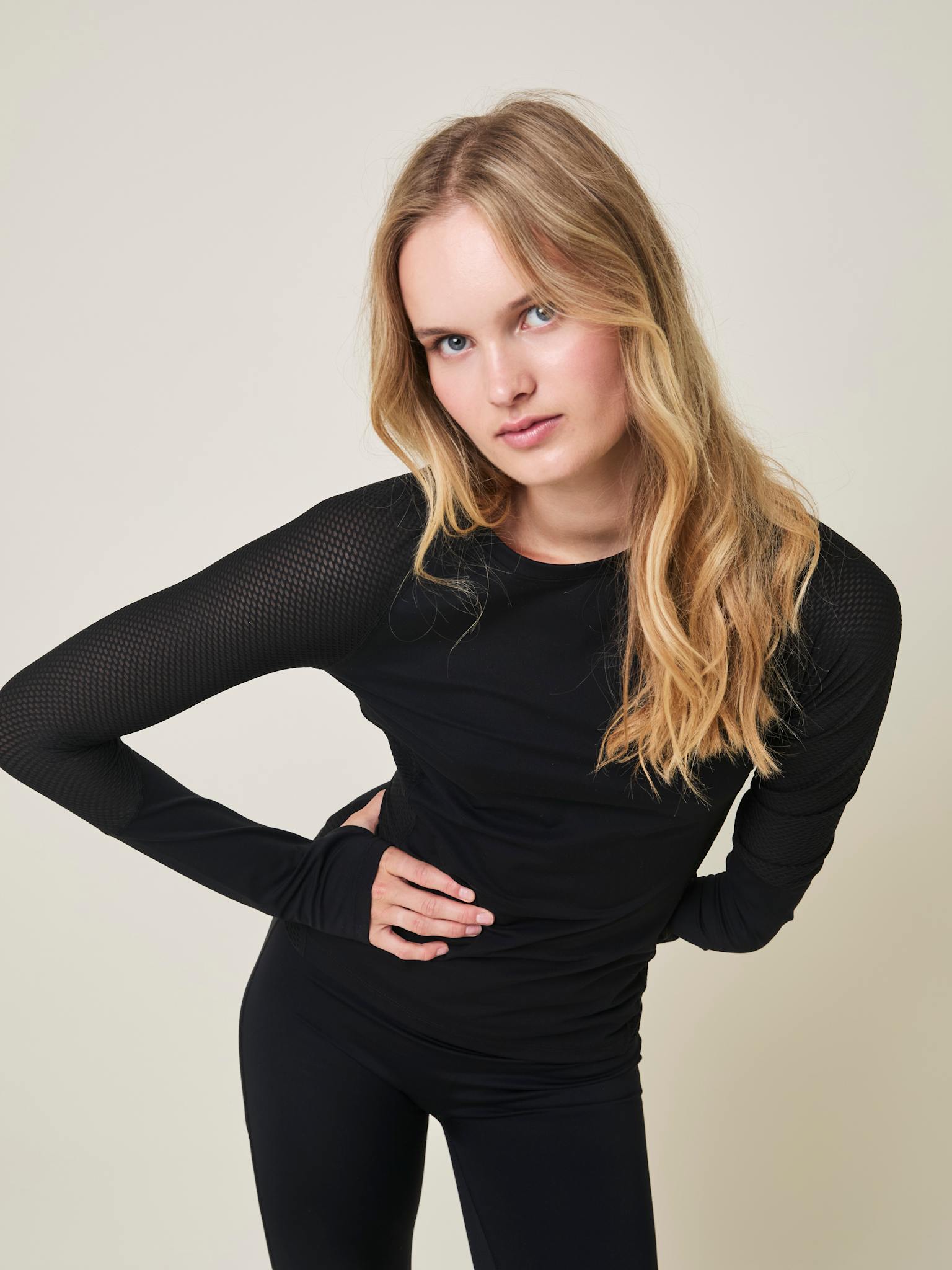 Ability Performance T-shirt med lange ærmer - Nero