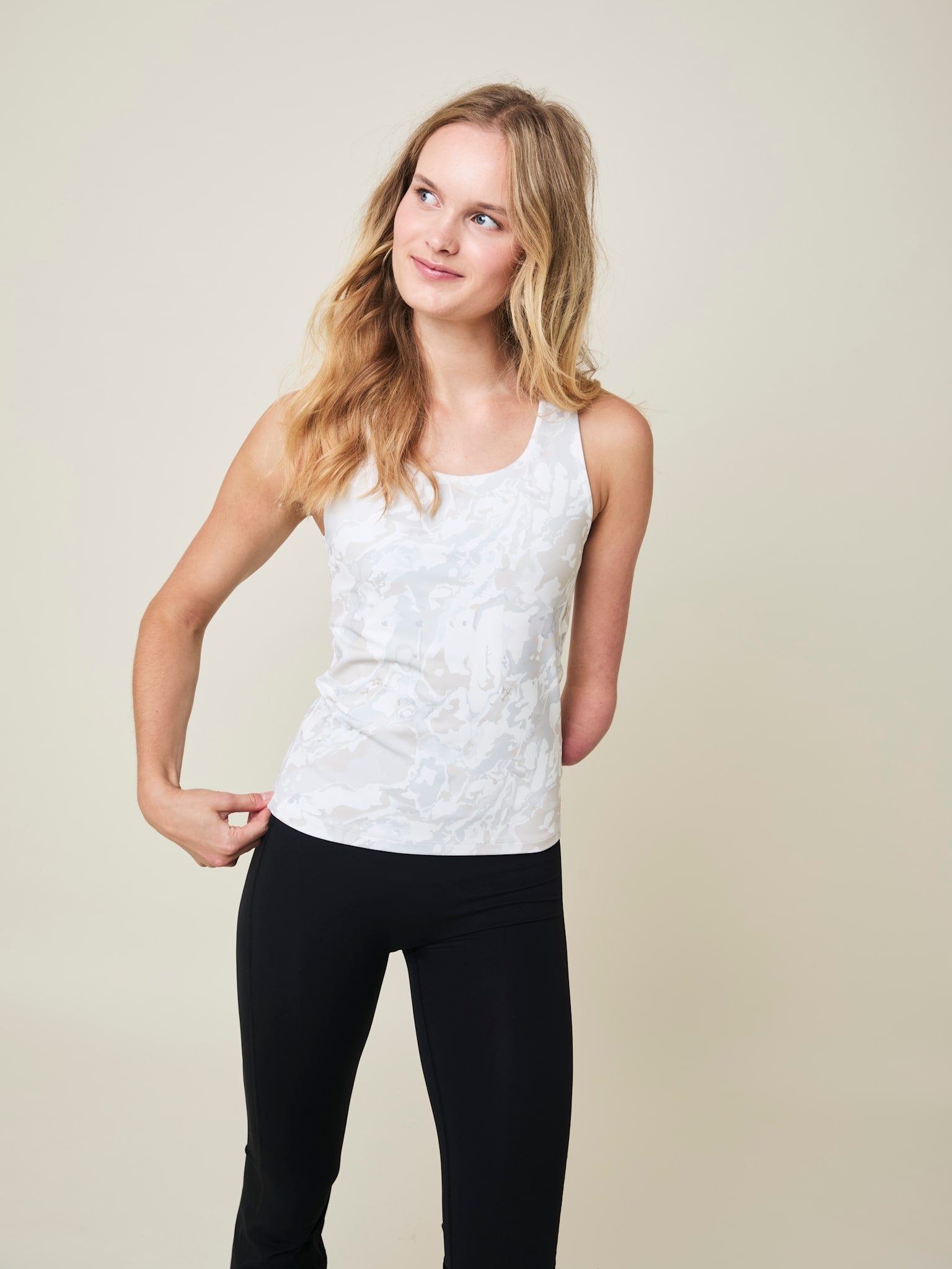 Ace Sportstop print - Marble