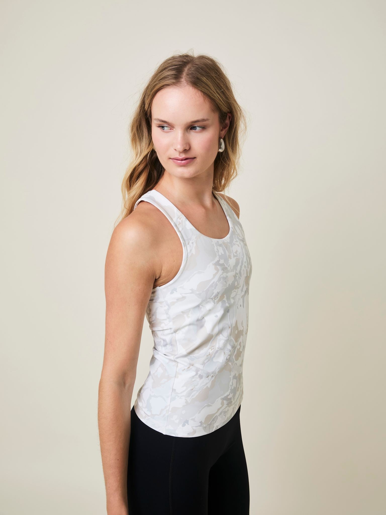 Ace Sportstop print - Marble