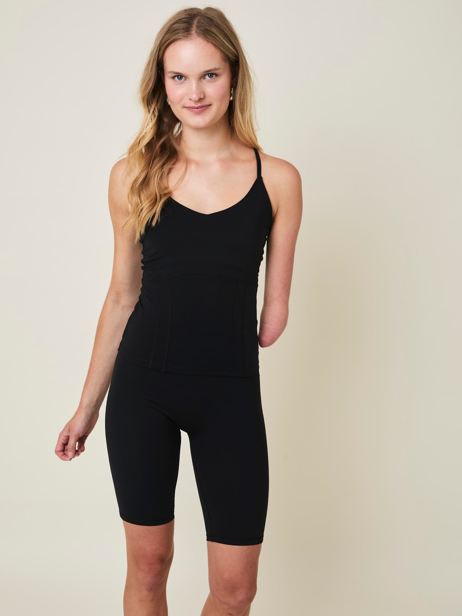Adorn tanktop med stropper - Nero