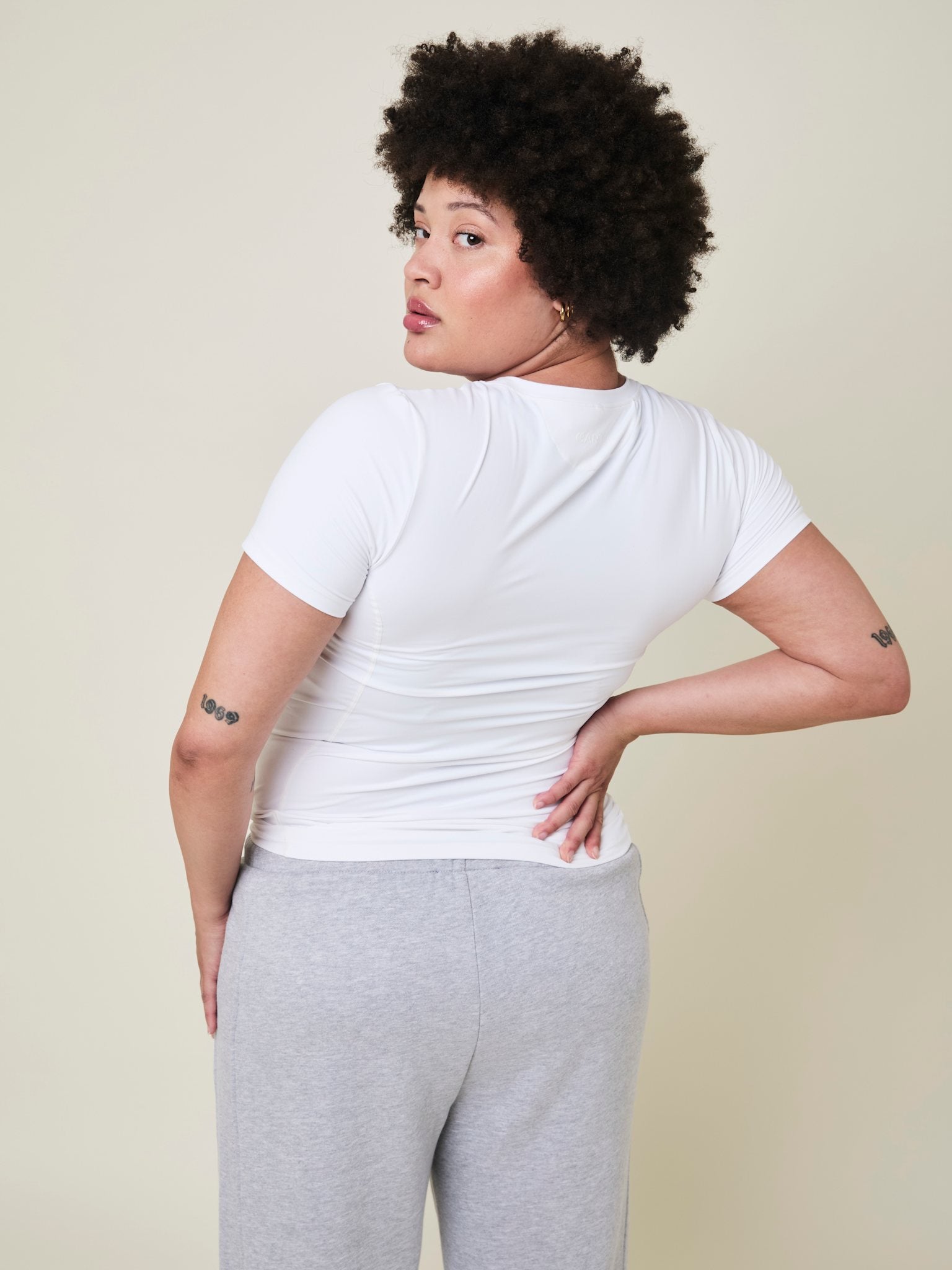 Ally Basic T-shirt - Crystal White