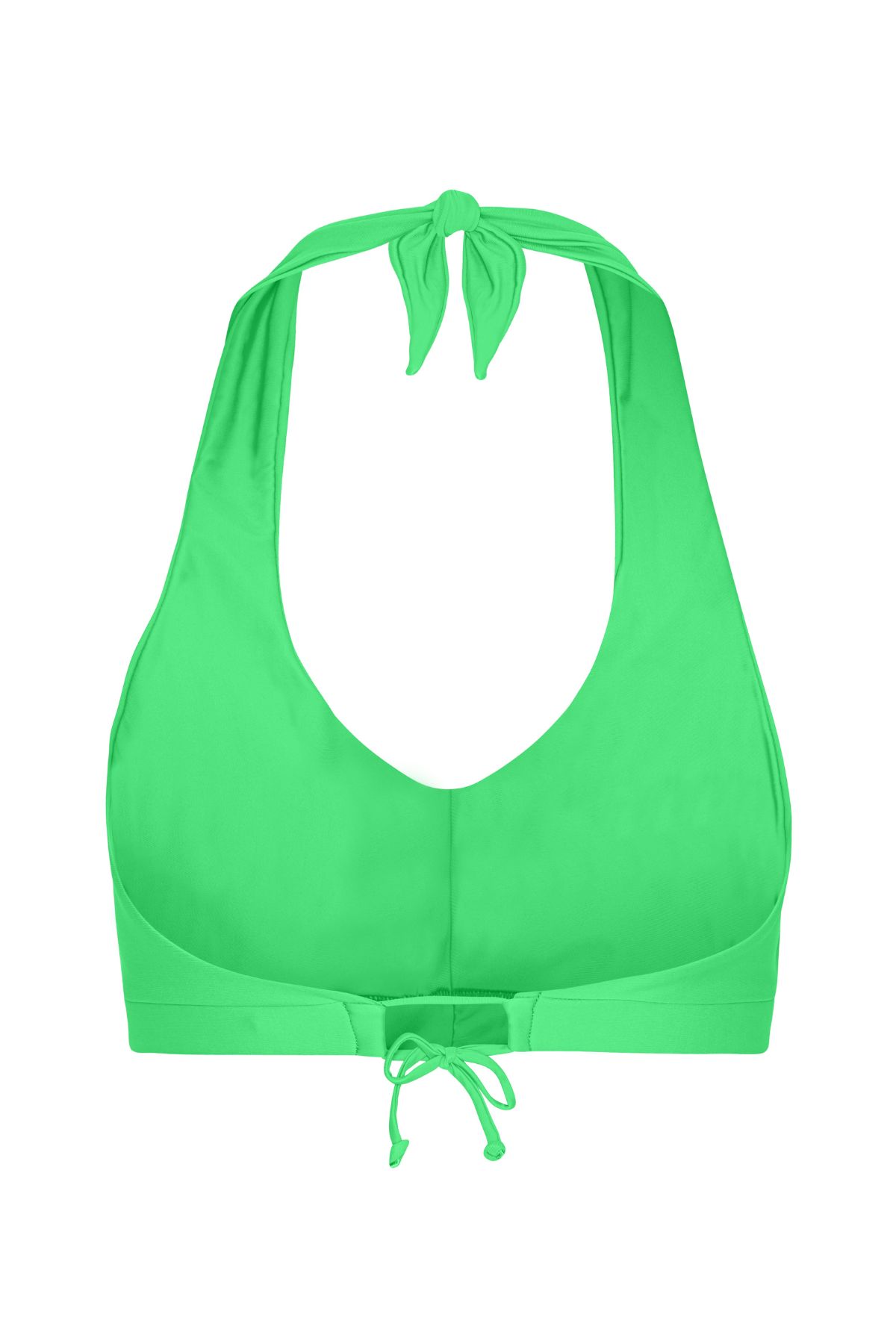 Bukit halterneck bikini top - Earth