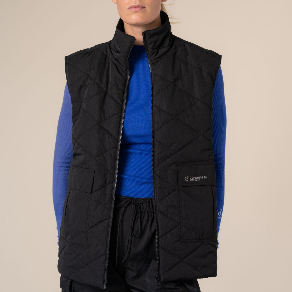 Unisex Quilted vest I klassisk æstetik, som sikrer varme og