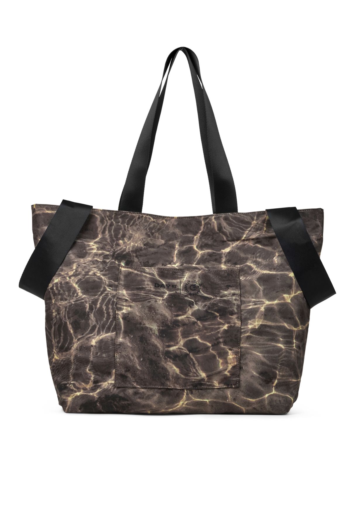 DAY ET x Copenhagen Cartel 2-way tote bag - Army/Ocean Print