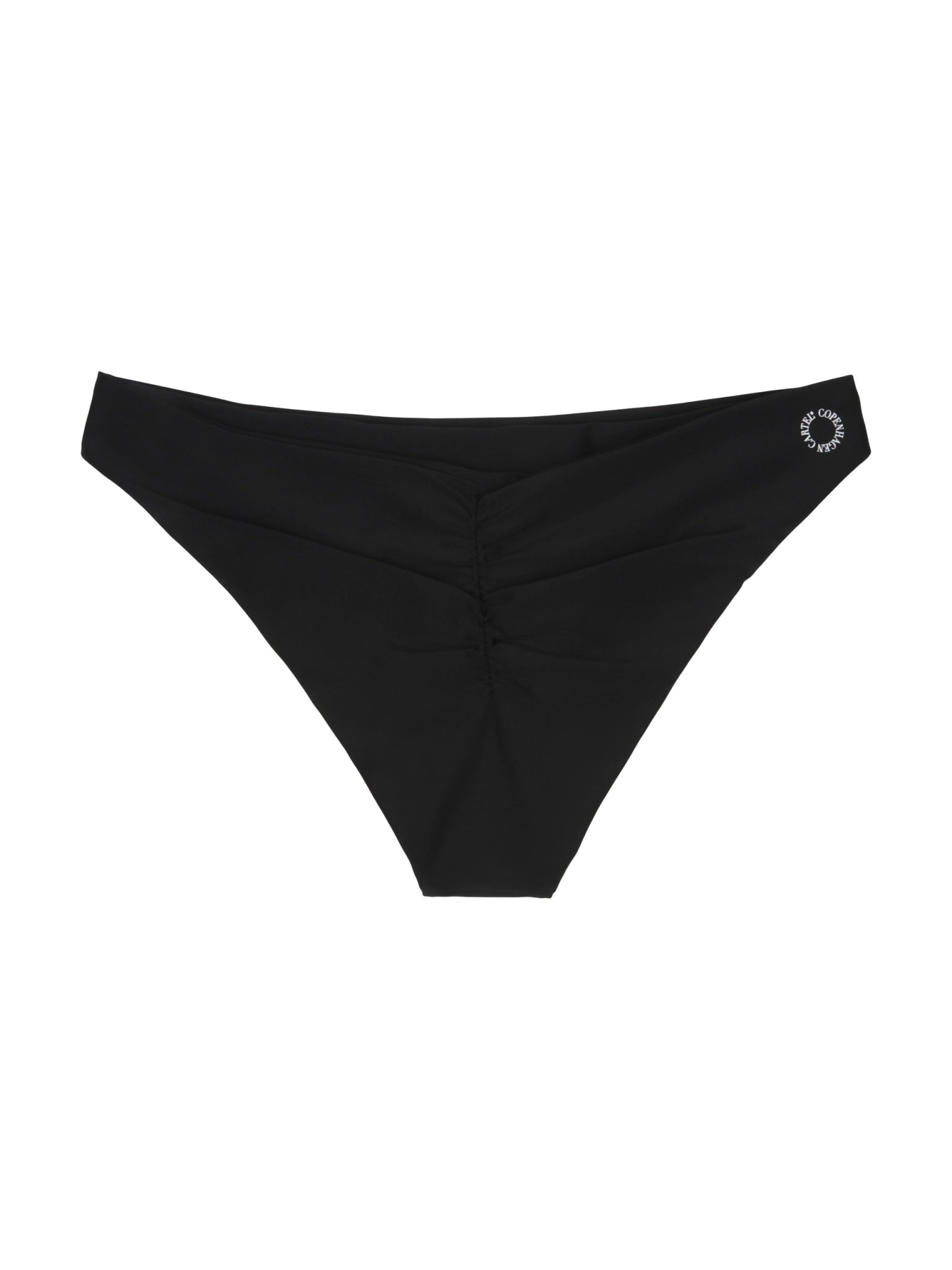 Batur rynket bikini underdel - Nero