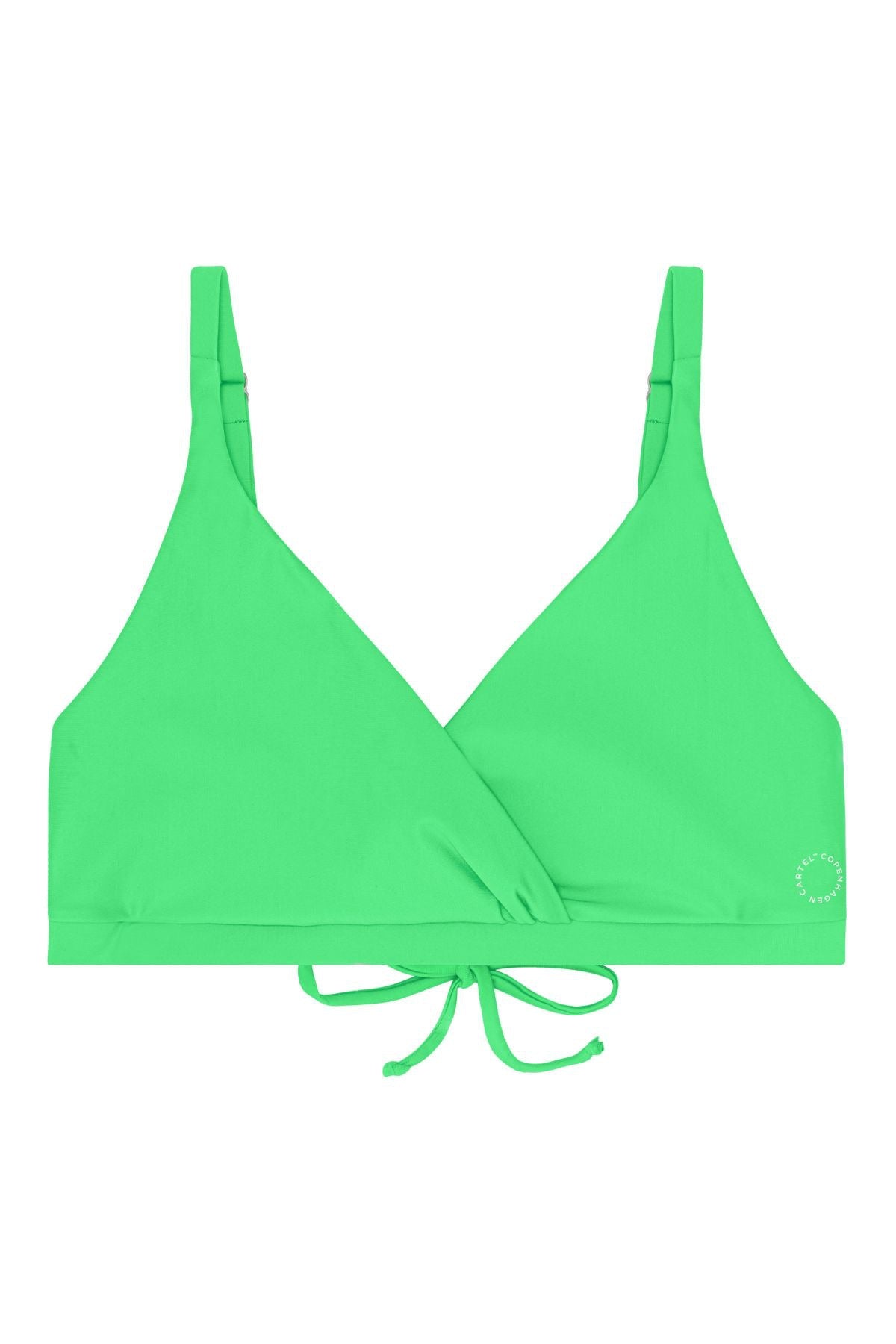 Istana draperet bikini top - Earth