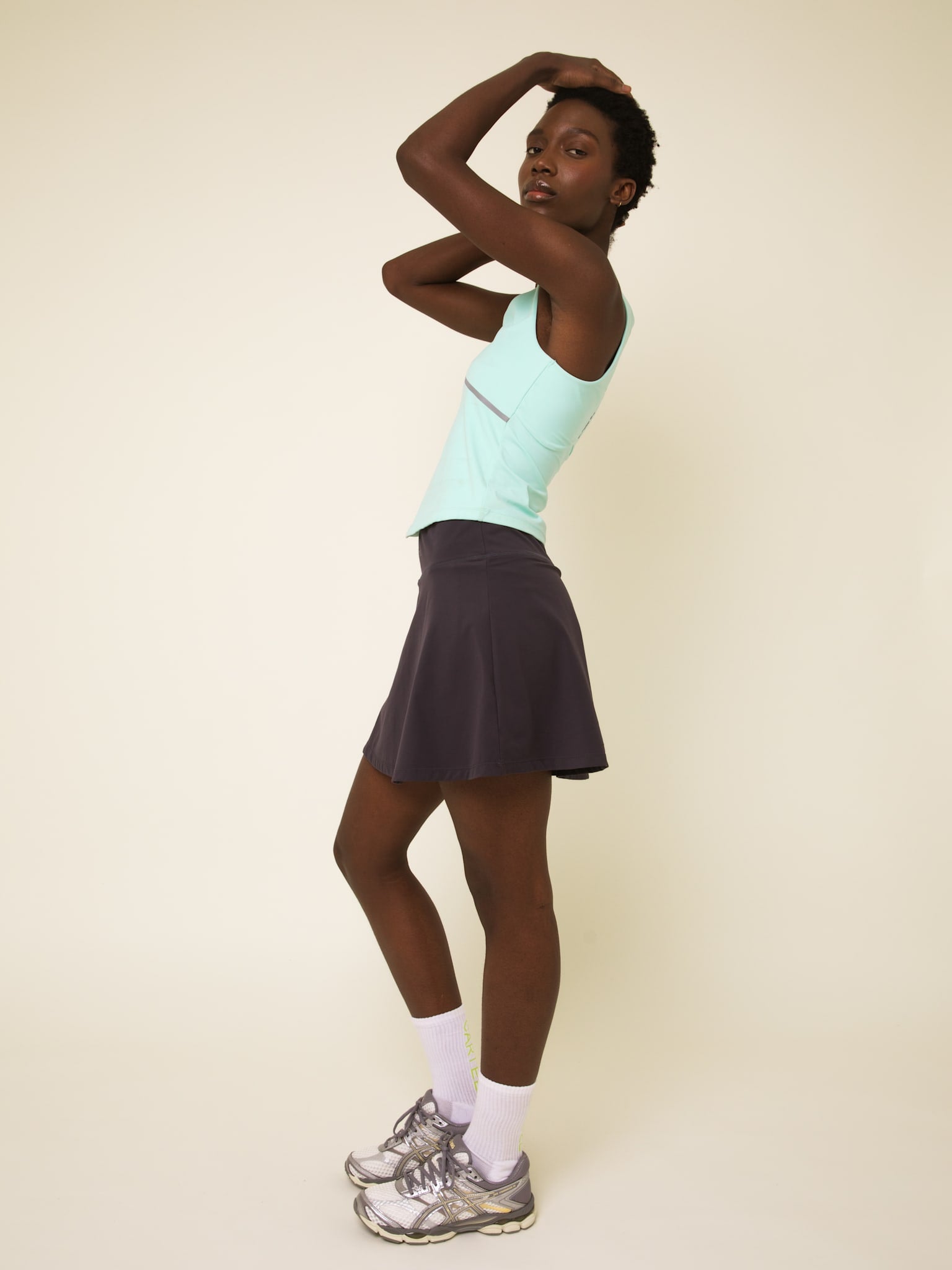 Rally Performance 2-in-1 skirt - Charcoal