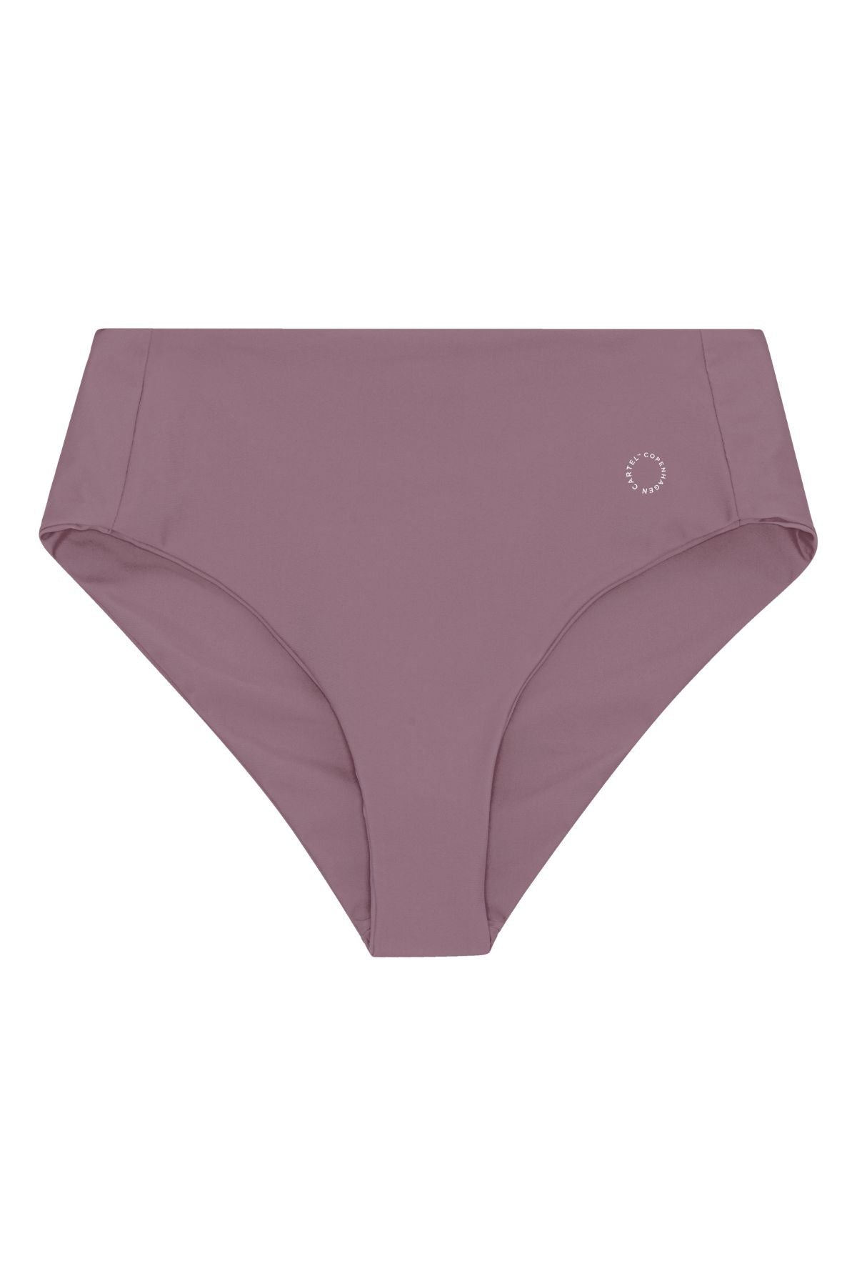 Ubud højtaljet bikini underdel - Plum