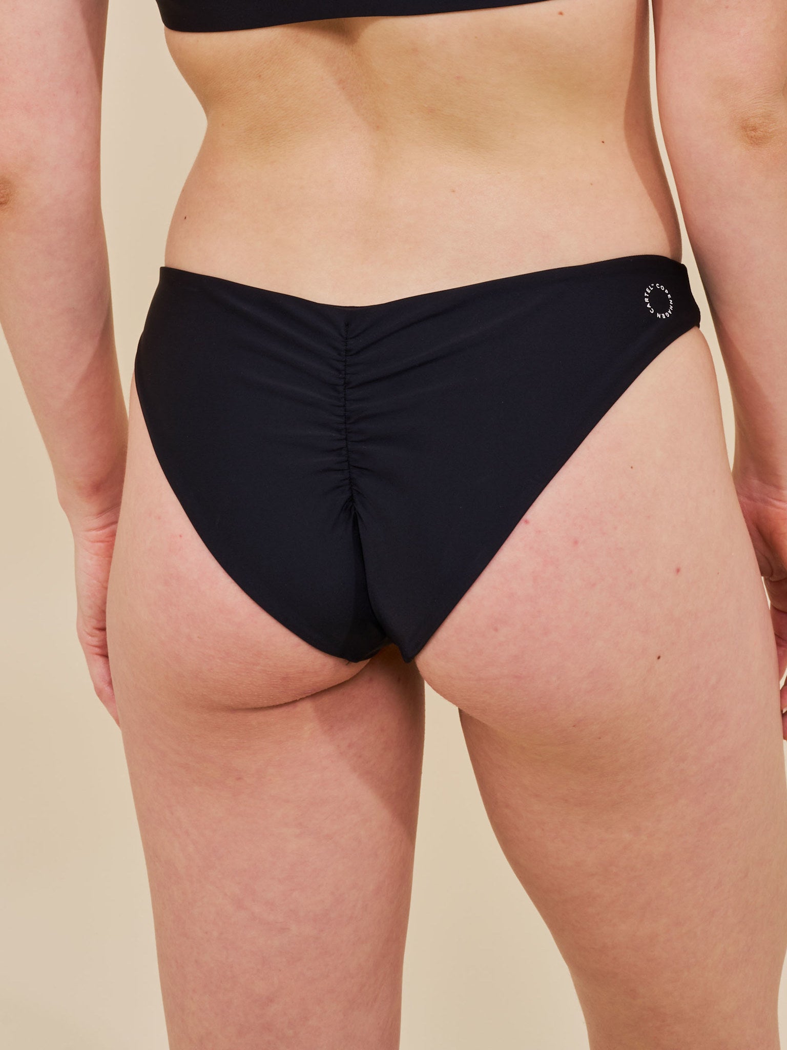 Batur wrinkled bikini bottom - Nero