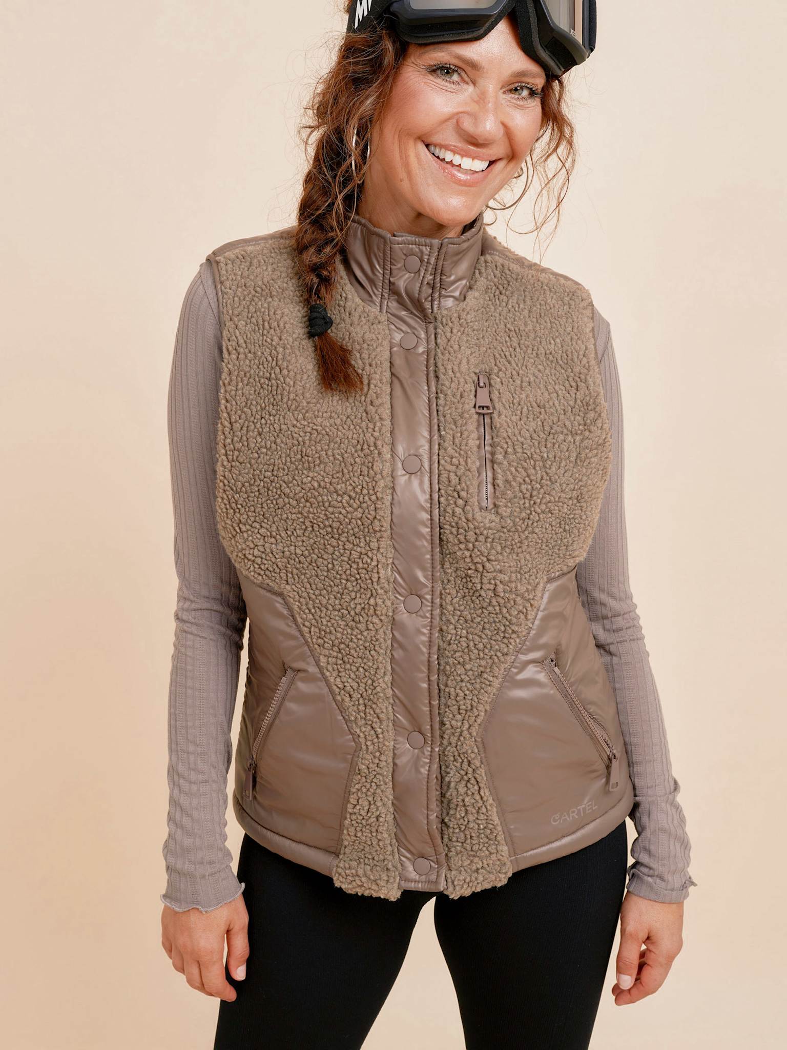 Glacier Fleece Vest - Hazel