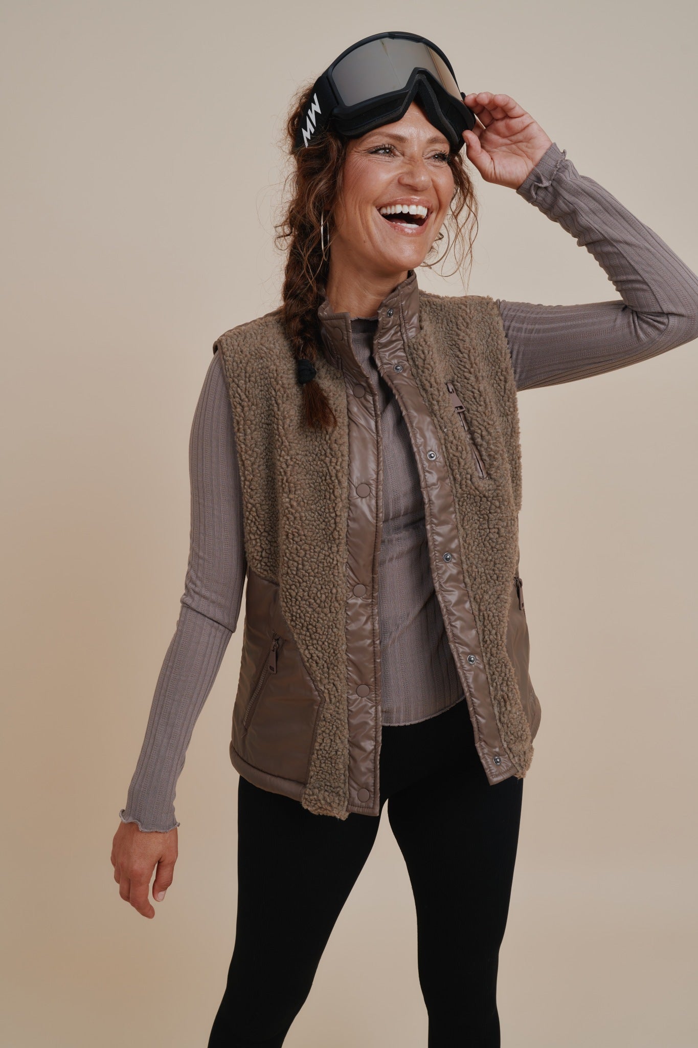 Glacier Fleece Vest - Hazel