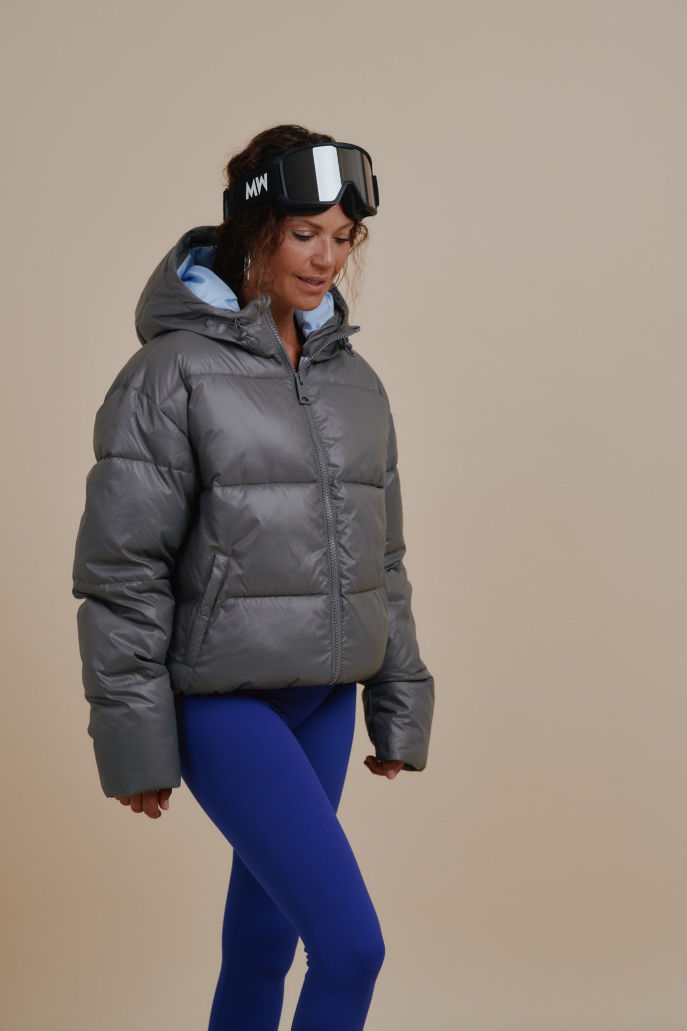 Polar Puffer Jacket Short - Slate