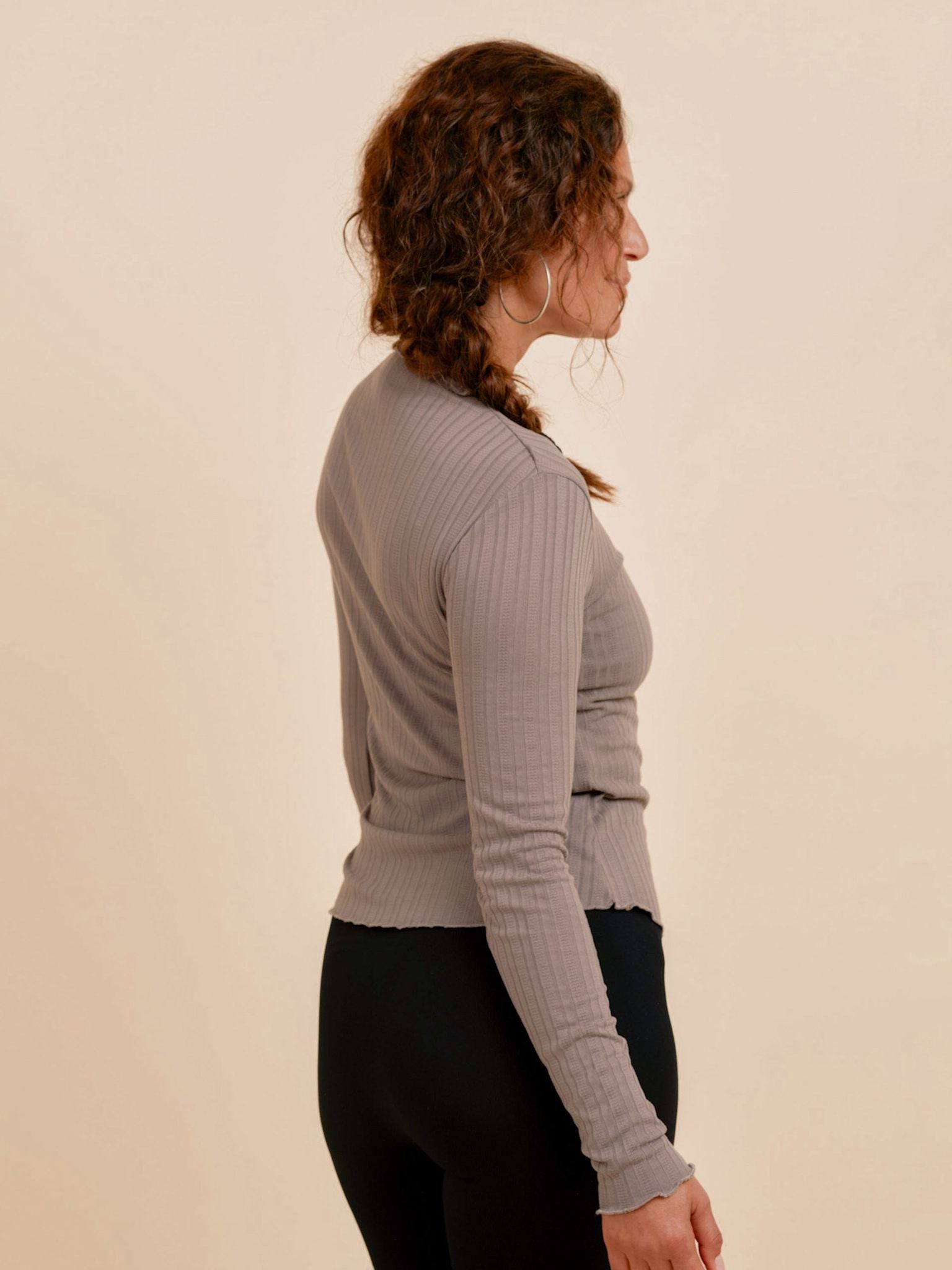 Powder Long-sleeve Top - Hazel