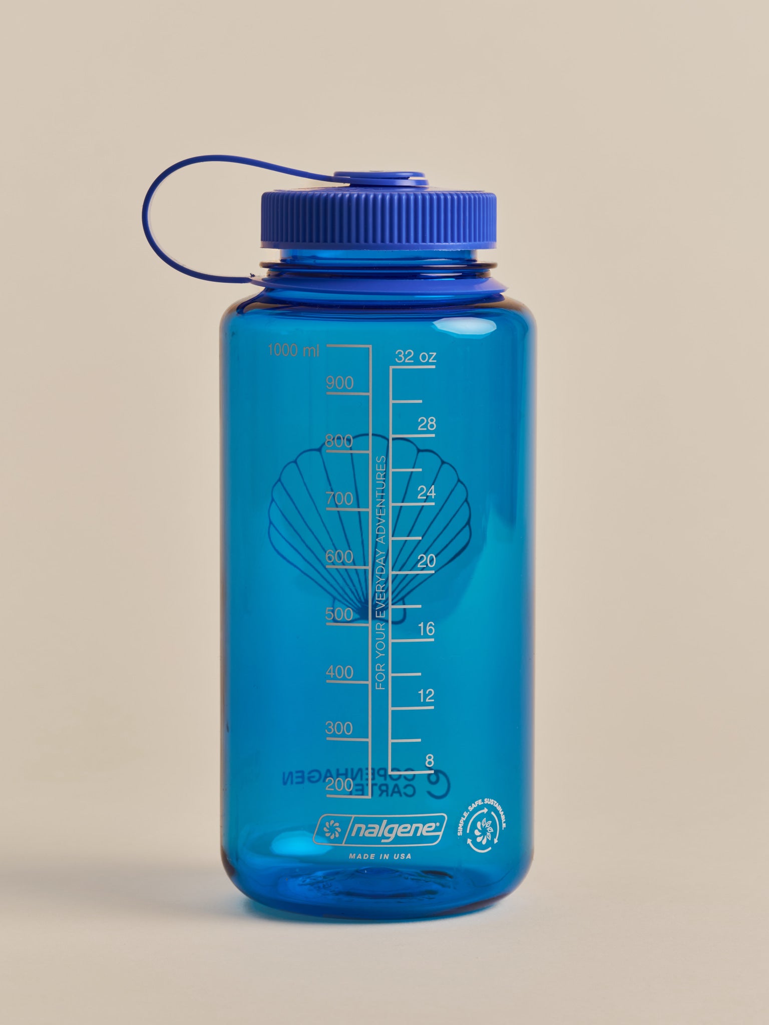 Shell nalgene vandflaske - Cartel Blue