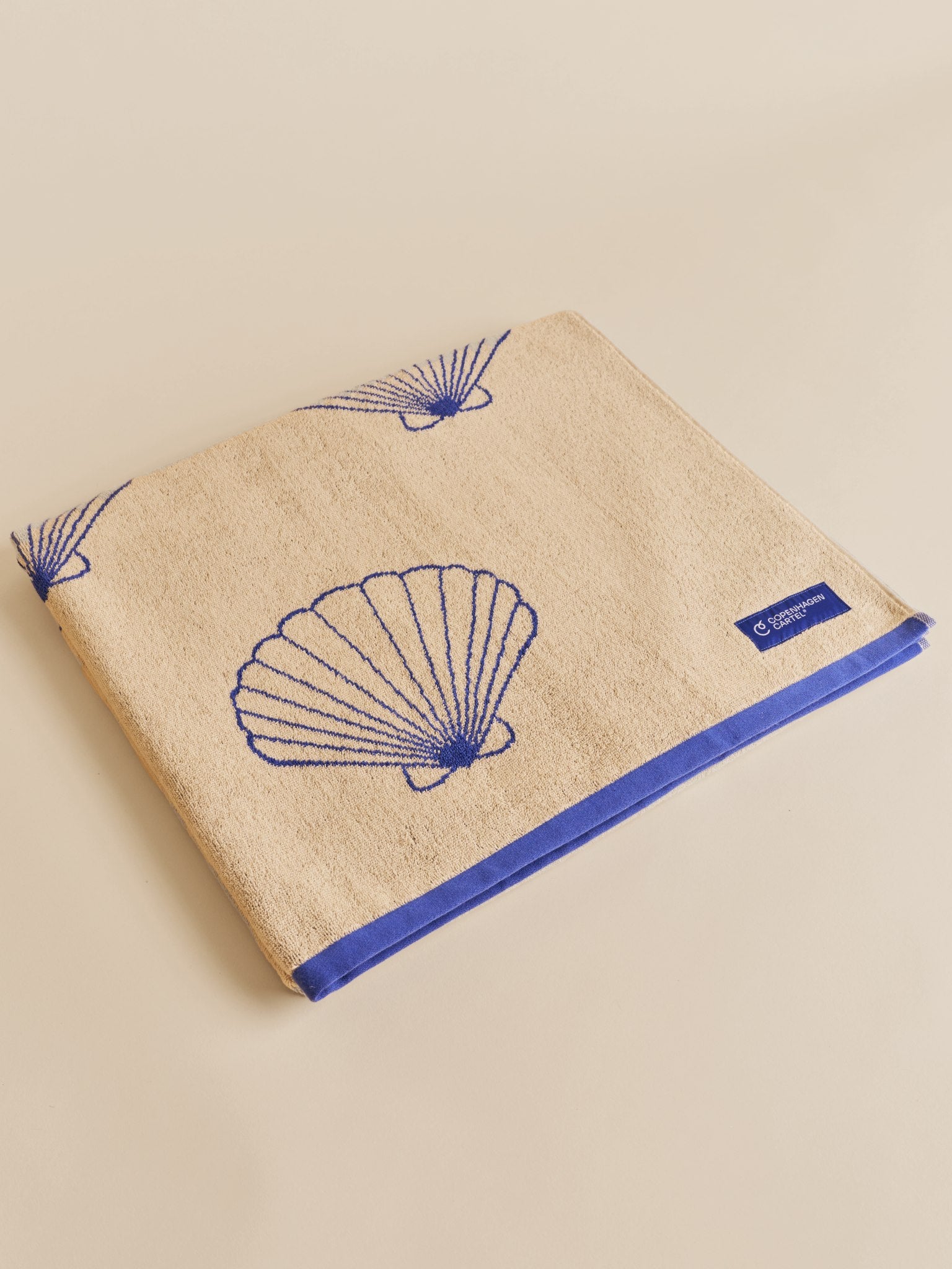 Shell maxi strandhåndklæde - Sand