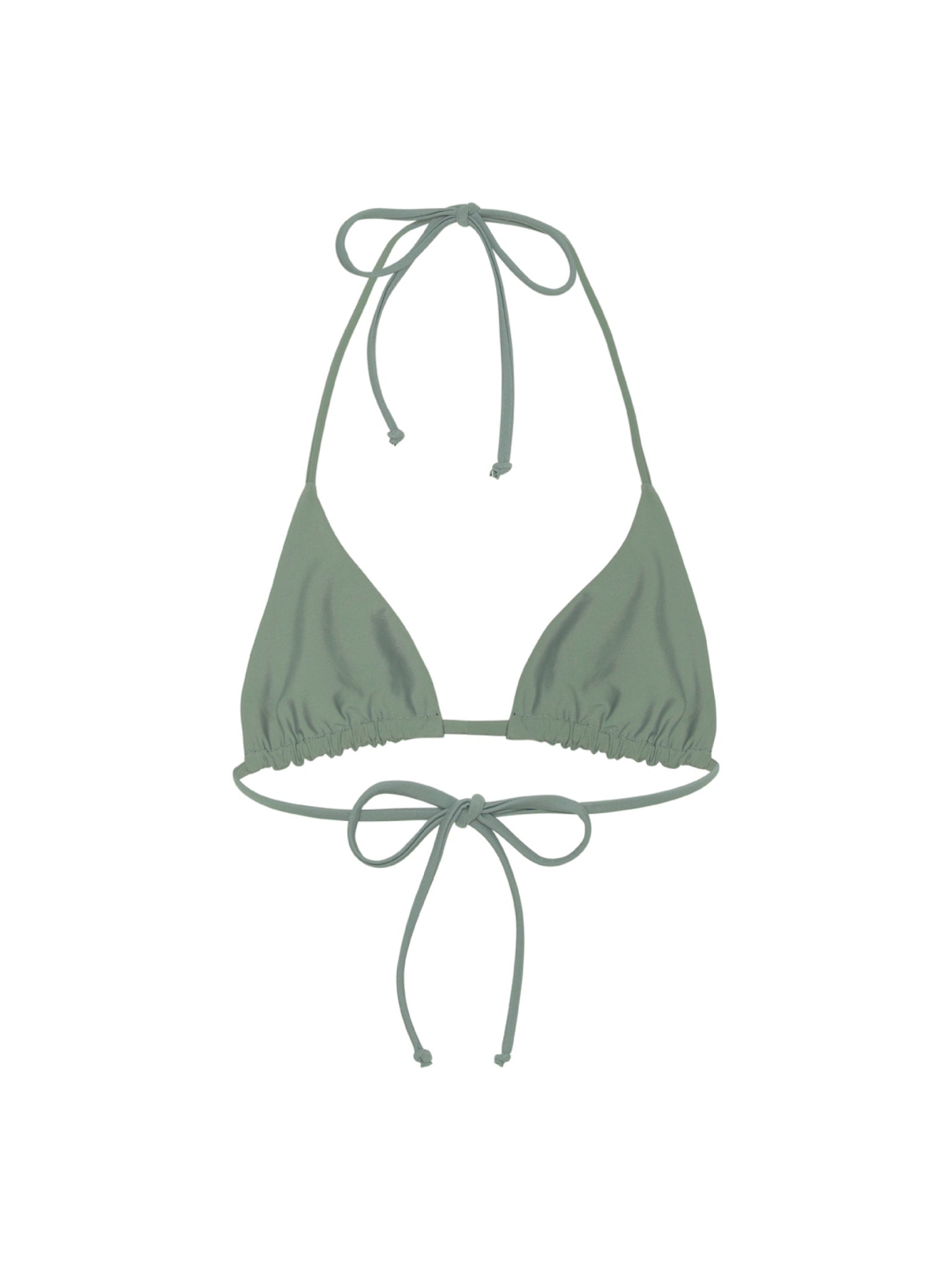 Uluwatu triangle bikini top - Army