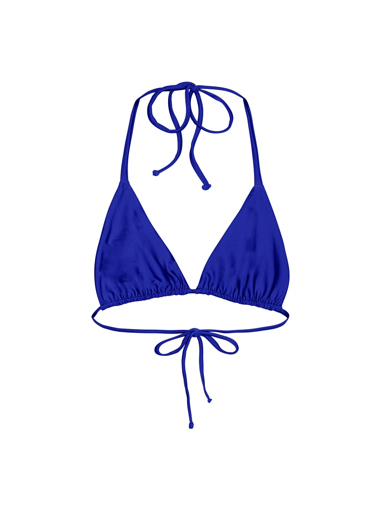 Uluwatu triangle bikini top - Cartel Blue