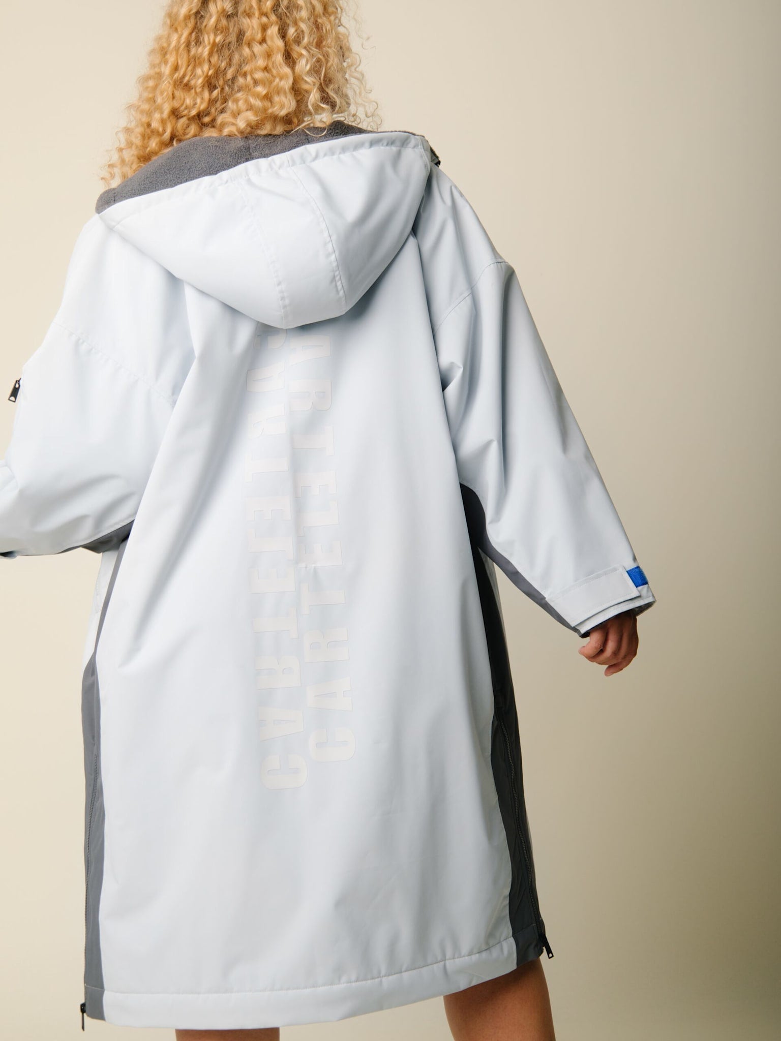Nordic Fleece Changing Robe - Grey