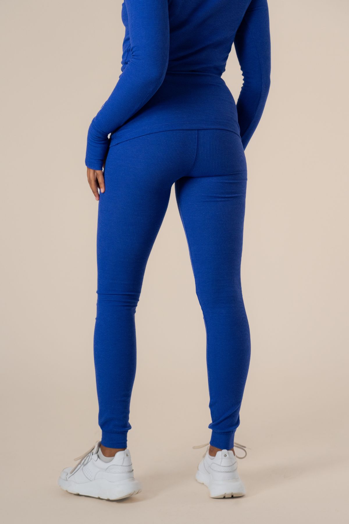 Algae ribbed OCN Weed® leggings - Cartel Blue