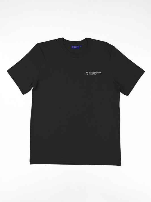Organic cotton unisex logo t-shirt - Nero