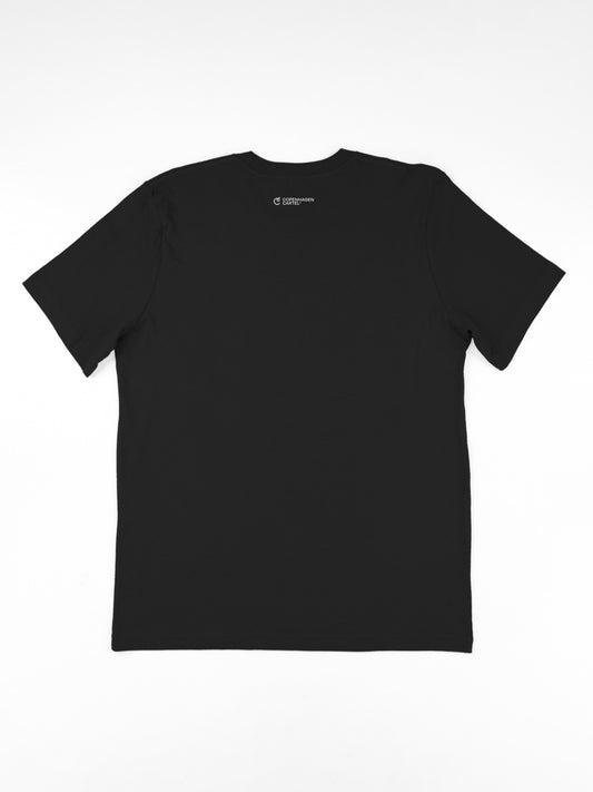 Organic cotton unisex Ocean t-shirt - Nero
