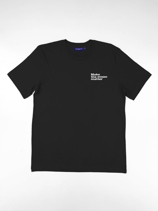 Økologisk bomuld unisex Ocean t-shirt - Nero
