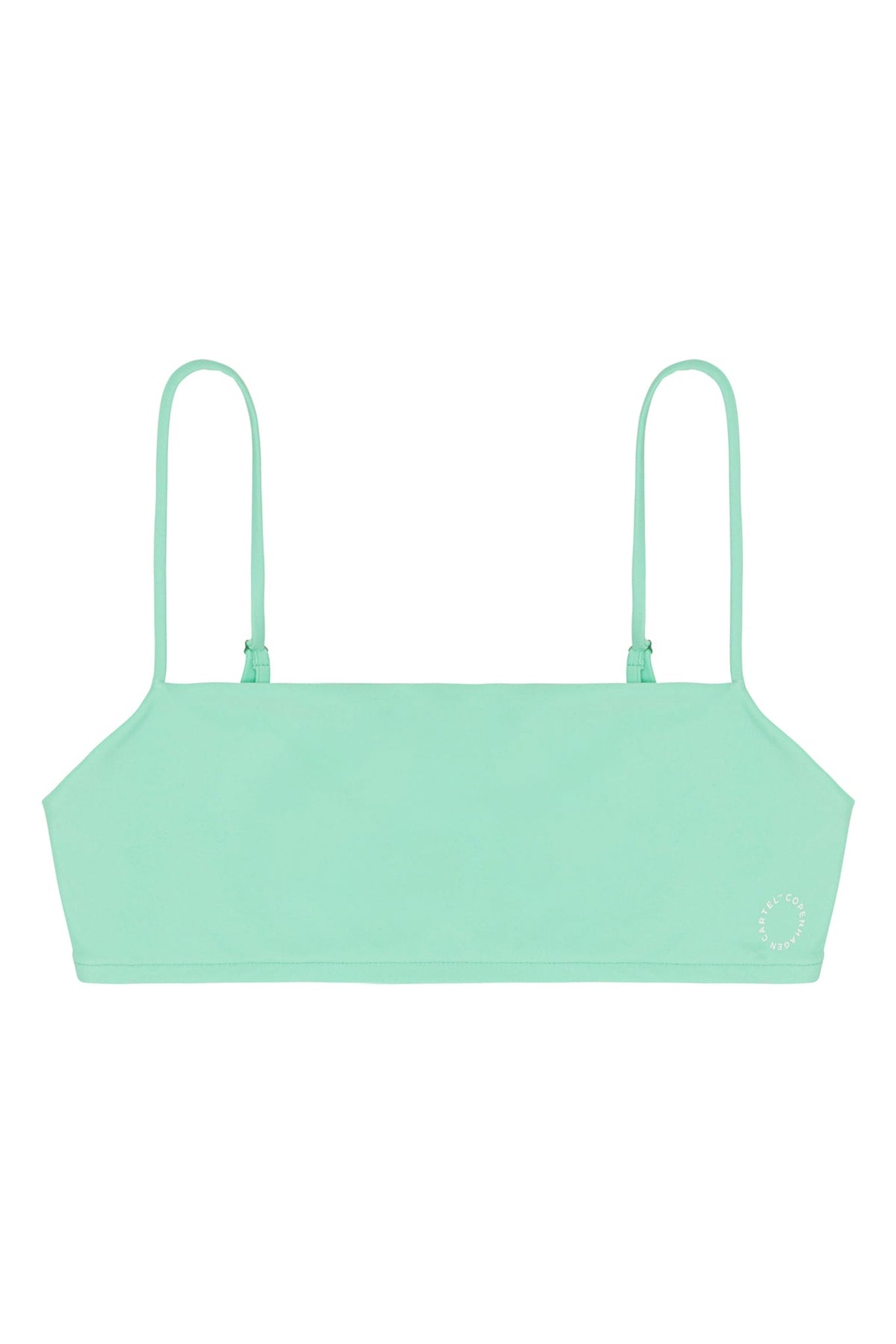 Sanur justerbare stropper bikini top bandeau - Mint af Copenhagen Cartel