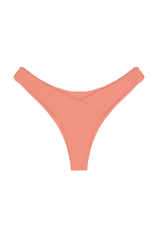 Canggu V-shaped bikini bottom - Coral